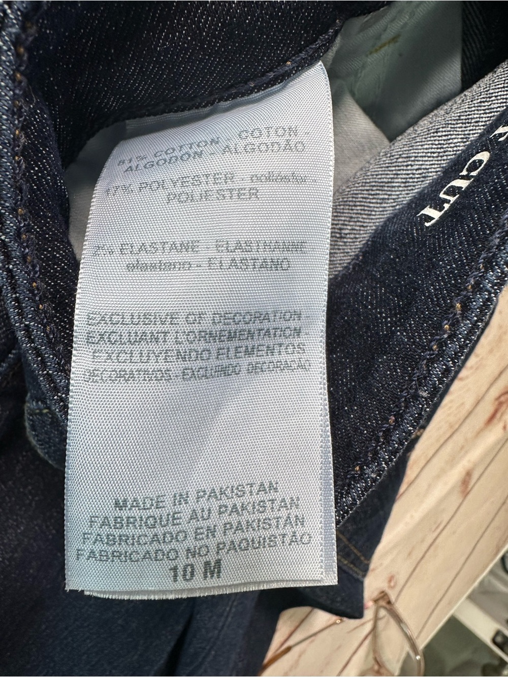 Signature by Levi Strauss Dark Blue Boot Cut Jeans - Picture 7 of 16